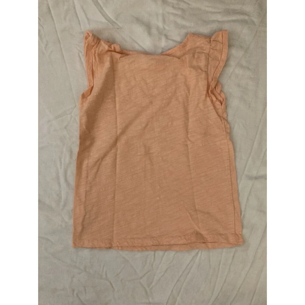 Size 5 Jumping Beans girls clothes - 1 piece T shirt | solid peach color theme